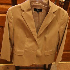 Vintage Classic Women's Tan Blazer / Jacket - Size 6